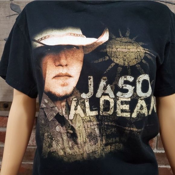 ❤️JASON ALDEAN Concert Tee 100% Cotton Size Small - Picture 3 of 7